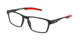 GAFAS GRADUADAS hombre MAGIC 188 gris/rojo - vista de frente