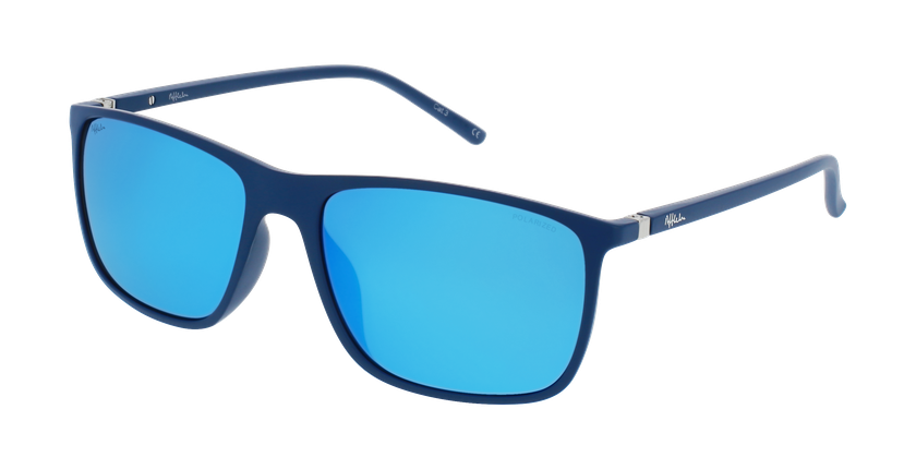GAFAS DE SOL hombre GORDON POLARIZED azul/azul oscuro mate - vista de frente