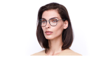 GAFAS GRADUADAS mujer MAGIC 186 azul/rosa - vista de frente