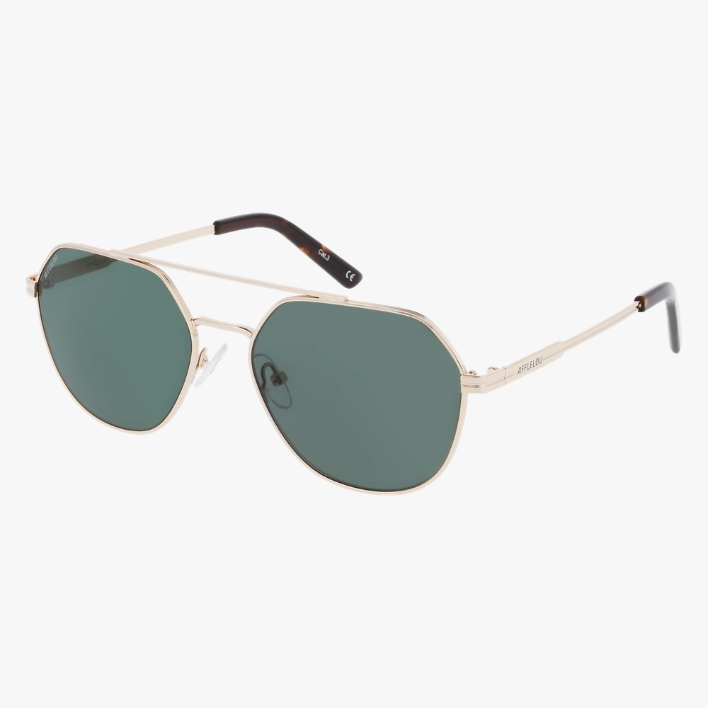 GAFAS DE SOL hombre EASTON POLARIZED dorado - vista de frente