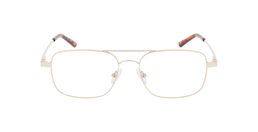 GAFAS GRADUADAS hombre FILIPE dorado - vista de frente