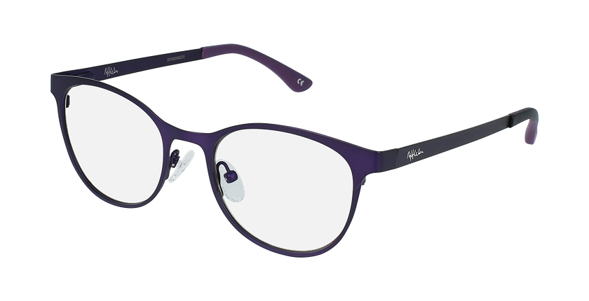 GAFAS GRADUADAS mujer MAGIC 45 morado - vue de 3/4