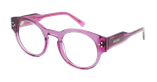 GAFAS GRADUADAS mujer CARACTÈRES FIDELE rosa - vista de frente