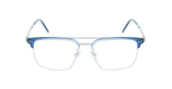 GAFAS GRADUADAS hombre MAGIC 202 azul/plateado - vista de frente