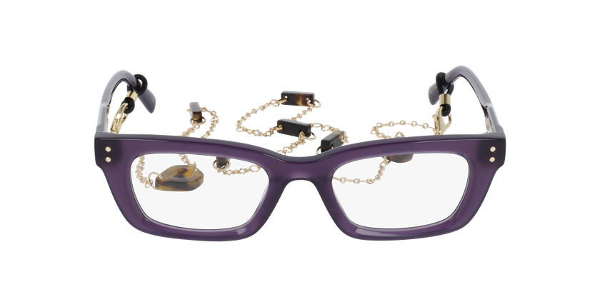 GAFAS GRADUADAS mujer CARACTÈRES CRÉATIVE morado - vista de frente