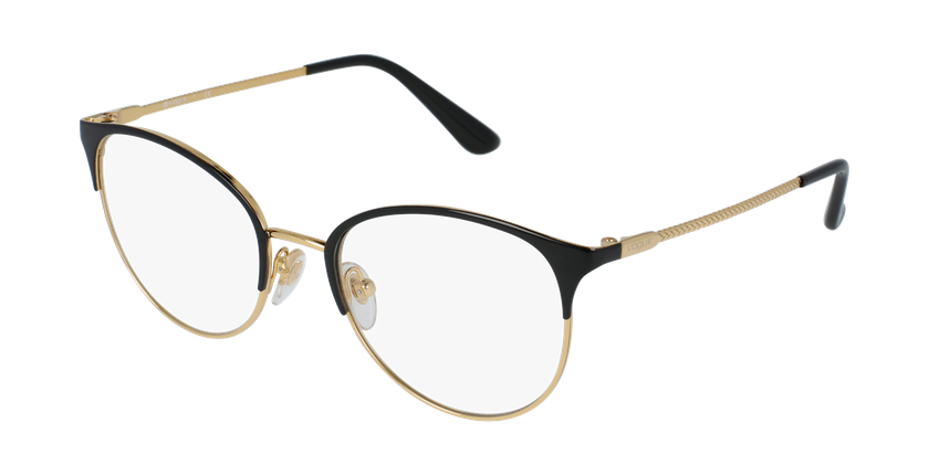 GAFAS GRADUADAS mujer VO4108 negro/dorado - vista de 3/4