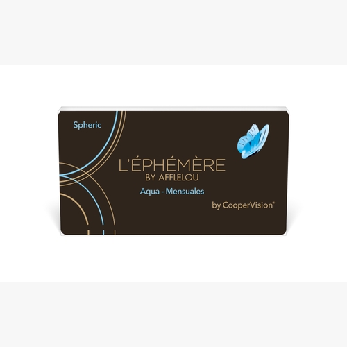 Lentillas L'EPHEMERE AQUA MENSUALES - 6L - vista de frente