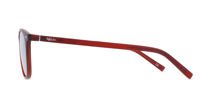 Gafas graduadas FORTY solar color Burdeos rojo/rojo - vista de lado