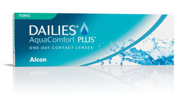 Lentillas Dailies AquaComfort Plus Toric 30L - vista de frente