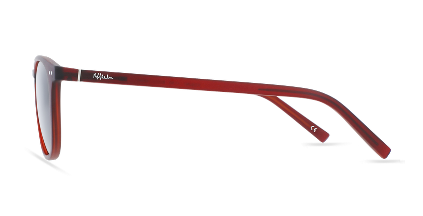 GAFAS GRADUADAS AFFLELOU FORTY SOLAR COLOR BURDEOS rojo - vista de frente