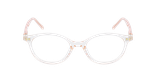GAFAS GRADUADAS niños ISALINE rosa/dorado - vista de frente