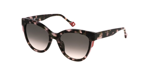 GAFAS DE SOL mujer SYA121 0GL9 gris perla/rosa vista de frente