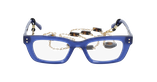 GAFAS GRADUADAS mujer CARACTÈRES CRÉATIVE azul/morado - vista de frente