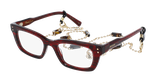 GAFAS GRADUADAS mujer CARACTÈRES CRÉATIVE rojo marmoleado - vista de frente
