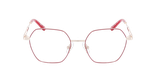 GAFAS GRADUADAS mujer MAGIC317 rojo/dorado - vista de frente