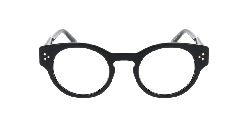 GAFAS GRADUADAS mujer CARACTÈRES FIDELE negro - vista de frente