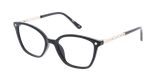 GAFAS GRADUADAS mujer MAGIC255 negro/dorado - vista de frente