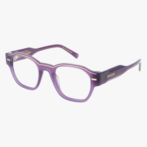 GAFAS GRADUADAS CARACTÈRES FIL D'OR AUTHENTIQUE morado/dorado