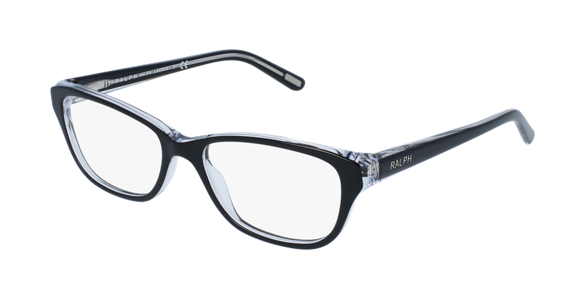 GAFAS GRADUADAS mujer RA7020 negro - vue de 3/4