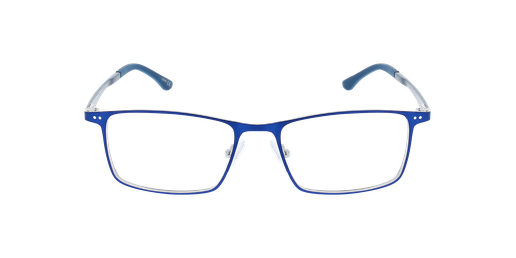 GAFAS GRADUADAS hombre MAGIC 129 CARBONE azul/azul / negrovista de frente