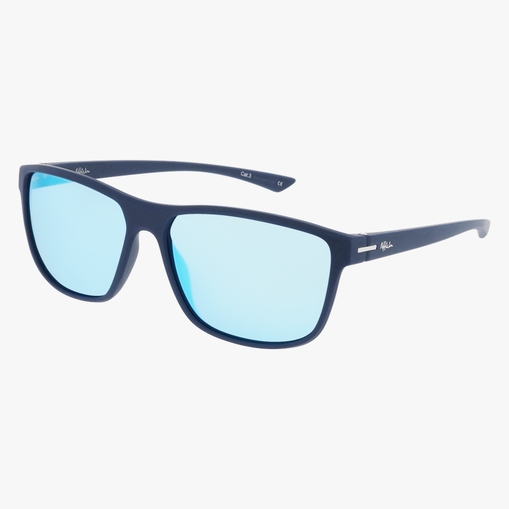 GAFAS DE SOL hombre BORJA azul/azul oscuro mate - vista de frente