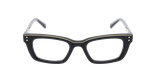 GAFAS GRADUADAS mujer CARACTÈRES FIL D'OR CRÉATIVE negro/dorado - vista de frente