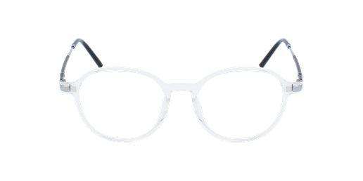 GAFAS GRADUADAS hombre MAGIC 133 transparente/negro vista de frente
