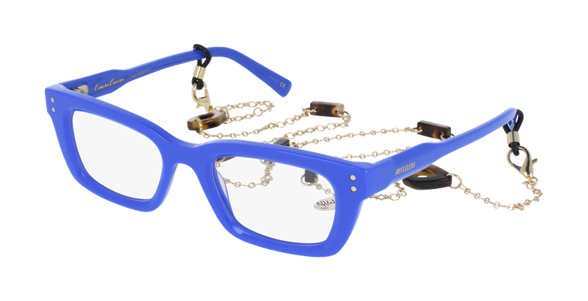 GAFAS GRADUADAS mujer CARACTÈRES CRÉATIVE azul - vista de frente