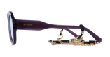 GAFAS GRADUADAS mujer CARACTÈRES PERSPICACE morado - vista de frente