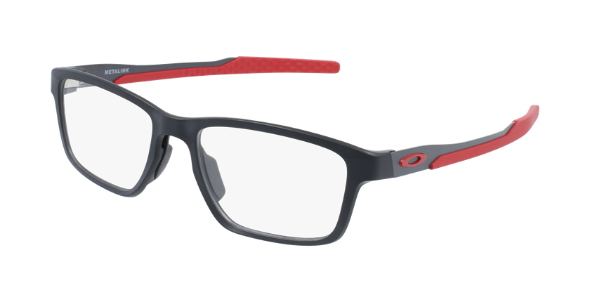 GAFAS GRADUADAS hombre 0OX8153 negro/rojo - vista de 3/4