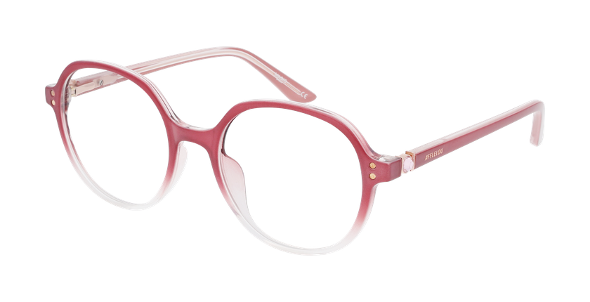GAFAS GRADUADAS mujer MAGIC322 rojo/rojo degradado - vista de frente