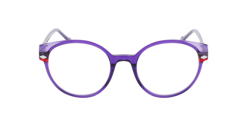 GAFAS GRADUADAS mujer MAGIC281 morado/rosa - vista de frente