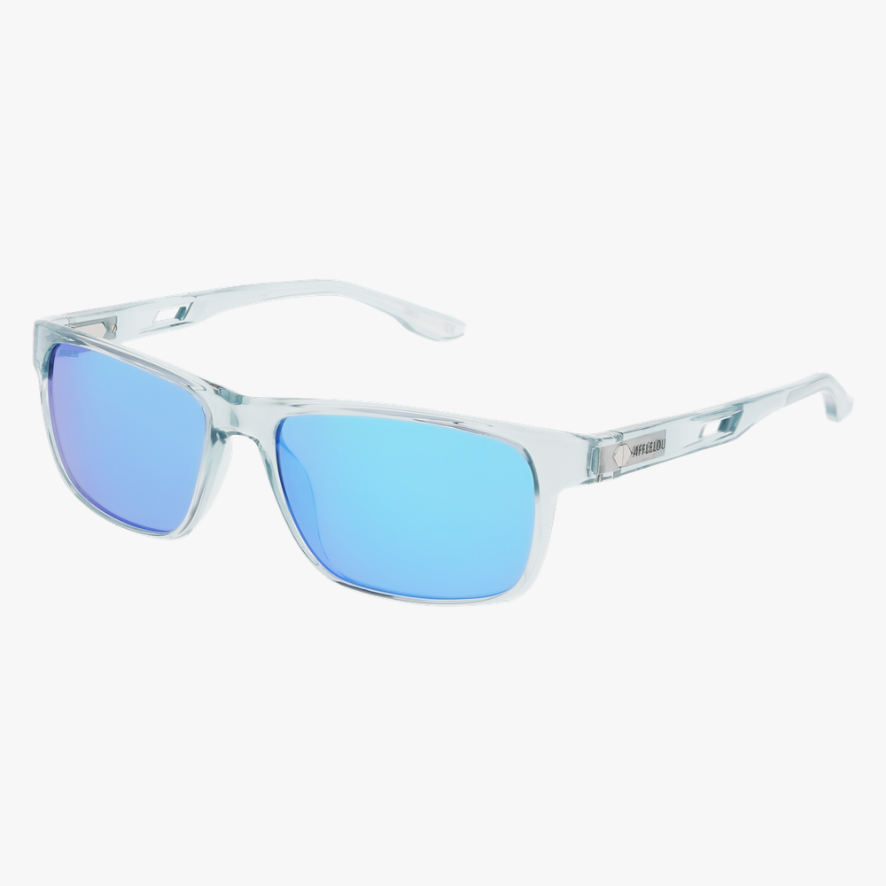 GAFAS DE SOL hombre TATE POLARIZED azul - vista de frente
