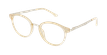 GAFAS GRADUADAS mujer MAGIC 97 beige/dorado - vue de 3/4