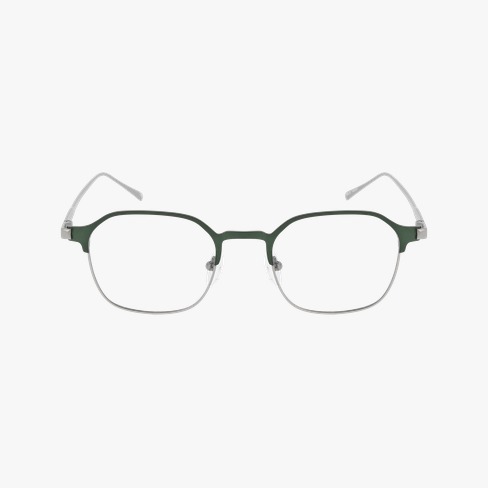 GAFAS GRADUADAS hombre MAGIC316 esmeralda/plateado vista de frente
