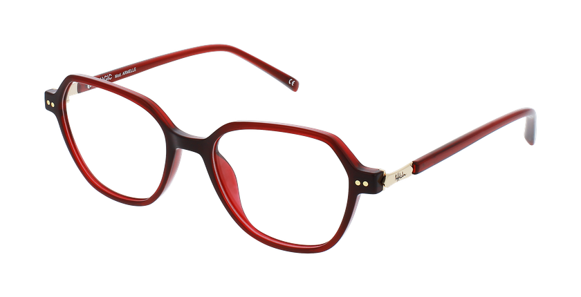 GAFAS GRADUADAS mujer ARMELLE rojo - vista de frente