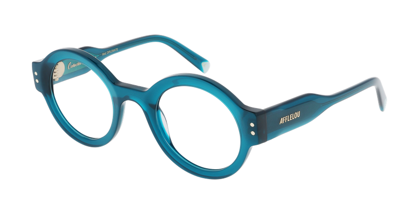 GAFAS GRADUADAS mujer DIPLOMATE turquesa - vista de frente