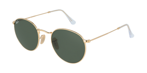 GAFAS DE SOL hombre ROUND METAL dorado