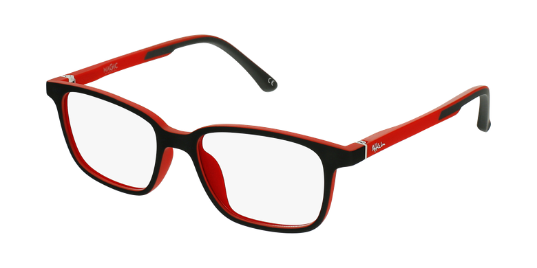 Gafas graduadas niños MAGIC 76 ECO-RESPONSABLE negro/rojo Gafas graduadas niños MAGIC 76 ECO-RESPONSABLE negro/rojo