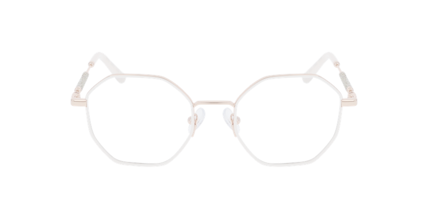 GAFAS GRADUADAS mujer MAGIC194 blanco/dorado - vista de frente