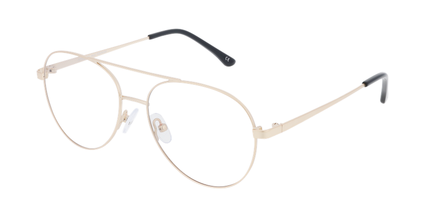 GAFAS GRADUADAS hombre RZERO38 dorado - vista de frente