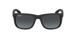 GAFAS DE SOL hombre JUSTIN negro/gris - vista de frente