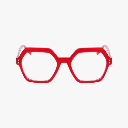 GAFAS GRADUADAS mujer CARACTÈRES COQUETTE rojo/rosa vista de frente
