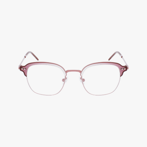 GAFAS GRADUADAS mujer MAGIC 200 rosa/dorado vista de frente