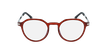 GAFAS GRADUADAS mujer MAGIC 39 rojo - vista de frente