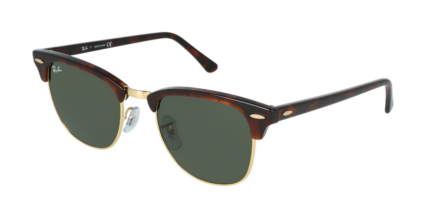 GAFAS DE SOL CLUBMASTER dorado - vue de 3/4
