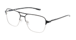 GAFAS GRADUADAS hombre MAGIC335 negro/plateado - vista de frente