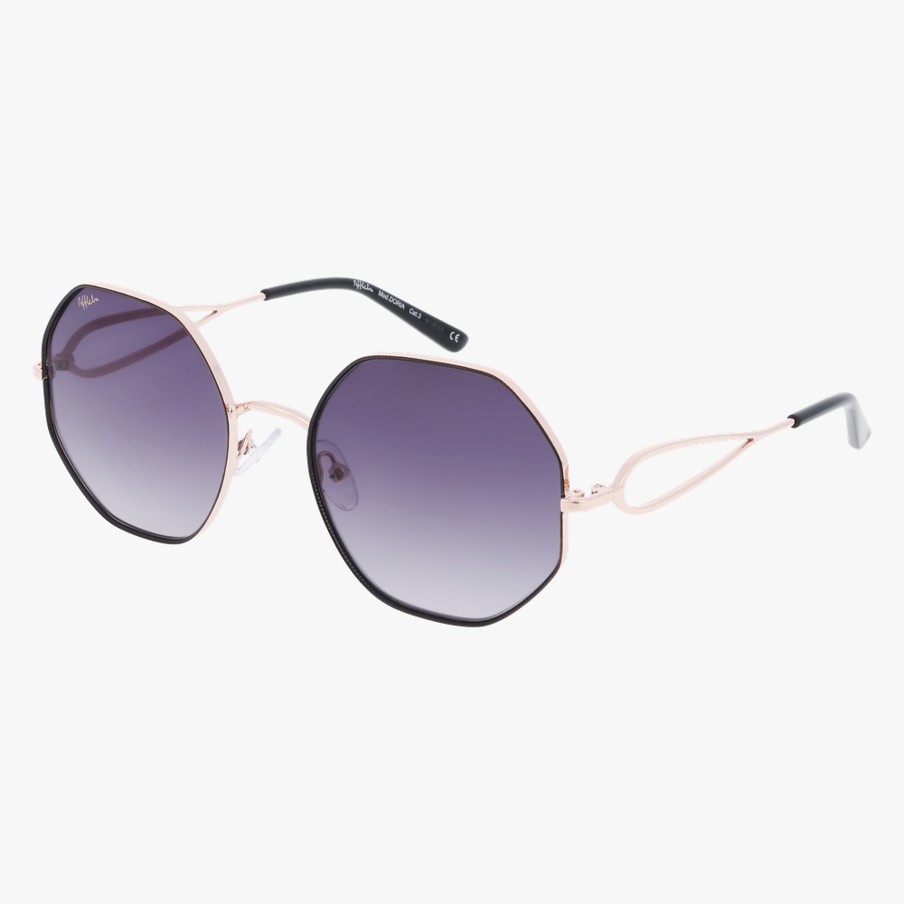 GAFAS DE SOL mujer DORIA dorado/negro - vista de frente