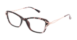 GAFAS GRADUADAS mujer ELISE carey/rosa - vista de frente