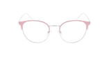 GAFAS GRADUADAS mujer MAGIC231 rosa/plateado - vista de frente